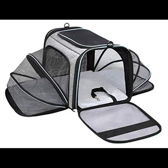 MASKEYON Airline Approved Pet Carrier Expandable Soft-Sided Carrier Collapsible